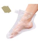 Noverlife 200PCS Large Clear Plastic Disposable Booties for Paraffin Wax Therapy - Foot Covers for Spa Treatment - Buy Online on GoSupps.com