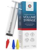 Medi Grade Large Volume Ear Syringe Ear Wax Removal Kit 60ml - Water Irrigation Ear Cleaner Ear Wax Remover Ear Syringe Kit comes with 3 Tips - Earwax Remover Tool - Buy Online on GoSupps.com