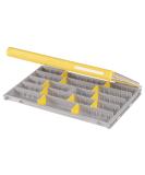 Plano Edge 3700 Premium Thin Tackle Utility Box - Clear/Yellow, Waterproof, Rust-Resistant for Bait & Tackle Storage - Buy Online on GoSupps.com