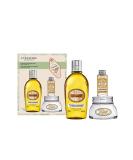 L'Occitane Almond Skin Softening Trio - Best Holiday Gift Set | Cleansing Shower Oil Moisturizing Milk Hand Cream - Shop Now for International Shipping - Buy Online on GoSupps.com