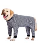 Buy Axcimond Full Body Dog Suit with Legs for Large & Medium Dogs - Post-Surgery Protection Zipper Design 4XL Navy Blue - Buy Online on GoSupps.com