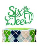 Sixtee Birthday Cake Topper Golf 60th Birthday Decoration Funny Golf Theme 60 Sixty Sign Golf Theme 60th Birthday Favor for Golfer Fans 60 Sixtee - Buy Online on GoSupps.com