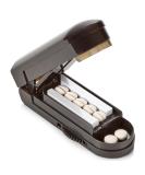 Pill Cutter for Small to Large Pills | Multi-Tablet Splitter with Safety-Blade Guard & Stainless Steel Design | Precision Pill Cutting Tool - Buy Online on GoSupps.com