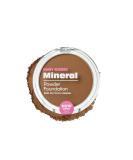 Ruby Kisses Mineral Pressed Powder Foundation - Honey Brown Shade, 0.35 oz (Medium to Full Coverage, Natural Finish) - Buy Online on GoSupps.com