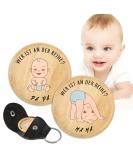 Unique Baby Gift for Boys | Wooden Decision Coin | Perfect Gifts for Birth & Baptism | Ideal for Expectant Mothers - Buy Online on GoSupps.com