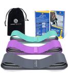 Desire Deluxe Resistance Band Set for Men & Women - Elastic Stretch Workout Equipment for Physical Therapy, Pilates, Yoga - Home Fitness Accessories - Pack of 3 - Buy Online on GoSupps.com