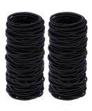 Shynek 150Pcs Black Small Hair Ties (4mm) - Bulk Elastic Hair Bands - Buy Online on GoSupps.com