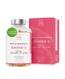 Omega 3 capsules high dose 2000mg omega 3 oil 1000mg EPA + 500mg DHA per daily dose (2 premium omega 3 fish oil capsules) - omega -3 fatty acids capsules - 120 capsules fish oil omega 3 high dose 60 days - Buy Online on GoSupps.com