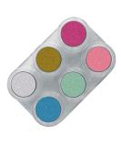 Grimas Professional Water-Based Make-Up Palette - 6 Shiny Pearl Colors (6x2.5ml) | High-Quality Carnival & Child Make-Up - Buy Online on GoSupps.com