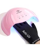 Modelones 48W UV Nail Dryer with Timer | Gel Nail Lamp & UPF99+ UV Protection Gloves for Manicure - Buy Online on GoSupps.com