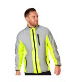 BTR Reflective Running & Cycling Jacket for Men - High Visibility L Yellow | Ideal for Safety & Comfort - Buy Online on GoSupps.com