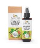 Organic Veda Moringa Face Oil with Neem & Turmeric - 100% Pure Cold Pressed Moisturizer for Face Hair & Skin | Natural Glow Oil - 3.4 oz - Buy Online on GoSupps.com
