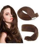 Sassina Double-Sided Tape in Hair Extensions - Real Chocolate Brown Seamless Skin Weft 45cm 20 Pieces 50g #3 - International Shipping Available - Buy Online on GoSupps.com