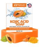 Kojic Acid Soap for Hyperpigmentation & Skin Brightening - Turmeric Papaya Dark Spot Cleanser - Reduces Acne Scars & Evens Tone - USA Made Body Wash for All Skin Types - Buy Online on GoSupps.com