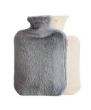 Rhinenet 500ml Hot Water Bag - Soft Cover for Neck & Shoulder Pain Relief Hand & Feet Warmth Menstrual Cramps PVC Material Explosion-Protected - Dark Gray 1-Pack - Buy Online on GoSupps.com