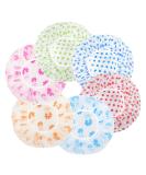 URAQT Shower Caps for Women 6 Pack Waterproof Bath Caps Reusable Shower Hats Elastic Band Shower Caps Large Plastic Long Hair Bath Caps for Ladies Spa Salon Home Use Keeping Hair Dry 6 pcs - Buy Online on GoSupps.com