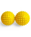 2x DBT Skills Hedgehog Ball - Magnetic Acupressure Stress Relief Massage Tool | Enhance Mobility & Concentration | 32mm Yellow Matt - Buy Online on GoSupps.com