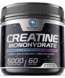 Pure Creatine Powder 5000mg - Unflavored Micronized Creatine Monohydrate | Keto & Vegan | Supports Muscle Growth & Strength | 60 Servings - Buy Online on GoSupps.com