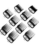Wahl Professional Hair Cutting Guides Set - 10 Metal Clip Guards, 10 Cutting Lengths - Compatible with Most Wahl Clippers - Black - Buy Online on GoSupps.com