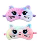 Sleeping mask for children 2 -pack soft blind lift for plush sleeping eye cover sweet animal sleeping eye protection for girls boys travel napty accessories (colorful cats style) - Buy Online on GoSupps.com
