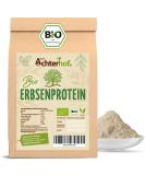 Organic pea protein | 1 KG | 80% protein content | Vegan protein powder | directly from the Achterhof - Buy Online on GoSupps.com