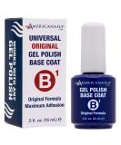 Americanails B1 Gel Polish Base Coat - Original Dual Cure Formula for Maximum Adhesion, Long Lasting, Soak Off UV LED Fast Drying Nail Gel Foundation (.5 oz) 0.5 Ounce - Buy Online on GoSupps.com