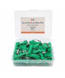ibotti Curved Safety Pins 50-Count Green - Basting Pins for Quilting Size 1 with Grip Covers - Buy Online on GoSupps.com