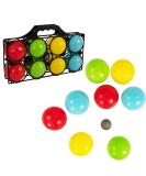 Premium 8-Piece Multi-Color Boules Set with Carry Case - Perfect for International Shipping - Buy Online on GoSupps.com