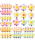 48 Pack Hawaiian Flower Hair Clips - 1.97 Inch Artificial Plumeria Hair Clip Set for Women & Girls - Luau Party Favors & Wedding Accessories - Beach Hair Decorations - 9 Colors - Buy Online on GoSupps.com