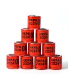 100PCs Multicolor Aluminum Pigeon Leg Rings | 2024 HKPA Training Footrings for Bird Identification | Durable Plastic Tauben Leg Bands - Buy Online on GoSupps.com
