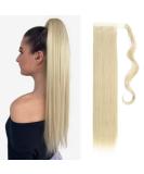 Tess Ponytail Extension 66 cm - Bleaching Blonde (#613c) Smooth Braid Hair Extension - 100g Long Hair Accessory - Buy Online on GoSupps.com