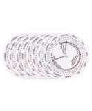 8Pcs Pregnancy Wheel Badge Card  Pregnancy Wheel Due Date Calculator for Doctors Midwives Nurses Pregnant Patients - Buy Online on GoSupps.com