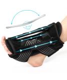 Plantar Fasciitis Night Splint & Brace - Dorsiflexion Strap for Heel Pain Relief | Tendonitis Support for Men & Women - Buy Online on GoSupps.com