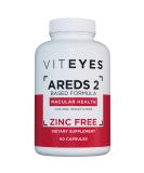 Viteyes AREDS 2 Zinc-Free Macular Support Capsules with Vitamin E, C, Lutein & Zeaxanthin - Allergen-Free, Eye Doctor Trusted - Made in USA (60 Ct) - Buy Online on GoSupps.com