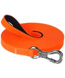 X Xben Waterproof Tow Lines for Dogs | 20m Rubberized Training Leash with Lockable Carabiner | Perfect for Medium-Sized Dogs | Durable & Bright Neon Orange - Buy Online on GoSupps.com