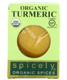 Spicely Organic Turmeric Powder 0.45oz - Gluten Free EcoBox | Pack of 1 - Buy Online on GoSupps.com
