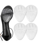 Relistep 3D Women's Forefoot Cushions - Gel Insoles for Foot Pain Relief | Metatarsal Foot Pads - Shock Absorbing & Comfortable (Clear - Buy Online on GoSupps.com
