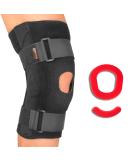 All-In-One Superior Hinged Knee Brace - Comfortable Patella Stabilizer for Enhanced Activity - XXX-Large Silicone Pad for Optimal Fit - Buy Online on GoSupps.com
