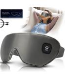 Silk Cordless Heated Eye Mask - Washable Warm Compress for Dry Eye Stye Sinus & Eye Fatigue | USB Electric Flaxseed Pad for Men & Women - YZG23440 - Buy Online on GoSupps.com