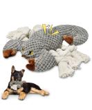Rosaui Insmerting Plush Dog Toys | Durable Bite-Proof & Safe for Large Dogs - Teeth Cleaning & Anxiety Relief - Buy Online on GoSupps.com