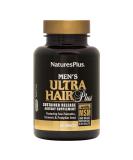 NaturesPlus Men's Ultra Hair Plus - 60 Tablets | All-Natural Hair Growth Supplement for Men | Promotes Fuller, Healthier Hair | Gluten-Free - Buy Online on GoSupps.com