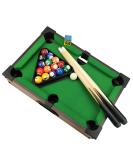 Benfu Mini Table Billiards Game Set - Includes Pool Table, 15 Colorful Balls, Cue Ball, Sticks, Chalk & Triangle - Perfect for Home and Office Desktop Fun - Buy Online on GoSupps.com