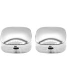 Dual-Compartment Square Pocket Purse Pill Box Set - Silver Classic Organizer for On-the-Go - Buy Online on GoSupps.com