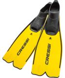 Cressi Adult Snorkeling Full Foot Fins - Rondinella | Made in Italy | EU 39/40 | US Man 6.5/7.5 | US Lady 7.5/8.5 Yellow - Buy Online on GoSupps.com