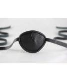 Buy Premium Leather Eyepatch for Left Eye - Full Grain Adjustable Comfortable Sanitary - Made in USA - Buy Online on GoSupps.com