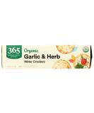 Whole Foods Market Cracker Water Garlic and Herb Organic 4.4oz - Shop Now! - Buy Online on GoSupps.com