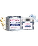 Moisturizer Face Cream with Retinol Collagen & Hyaluronic Acid | Anti-Aging Hydrating Lotion for Men & Women - 1.7 oz - Buy Online on GoSupps.com