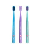 Curaprox 3 x Toothbrush CS 1560 Soft - Manual toothbrush for adults with 1560 Soft CUREN bristles - 3 pieces random color - Buy Online on GoSupps.com