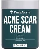 TreeActiv Acne Scar Cream - Effective Treatment for Face & Body Scars Stretch Marks 500+ Uses - All Skin Types - Buy Online on GoSupps.com