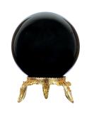 Black Tourmaline Crystal Ball - Feng Shui Decor & Meditation Accessory | PYOR Tourmaline Crystal Sphere for Magic & Energy Healing - Buy Online on GoSupps.com